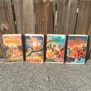 The Land Before Time VHS Tapes